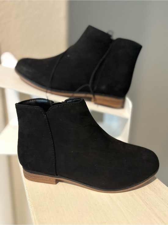 Cat & Jack Other - Cat & Jack Boots Toddler Girls Sz 12 Penelope Black Booties Zipper NEW
